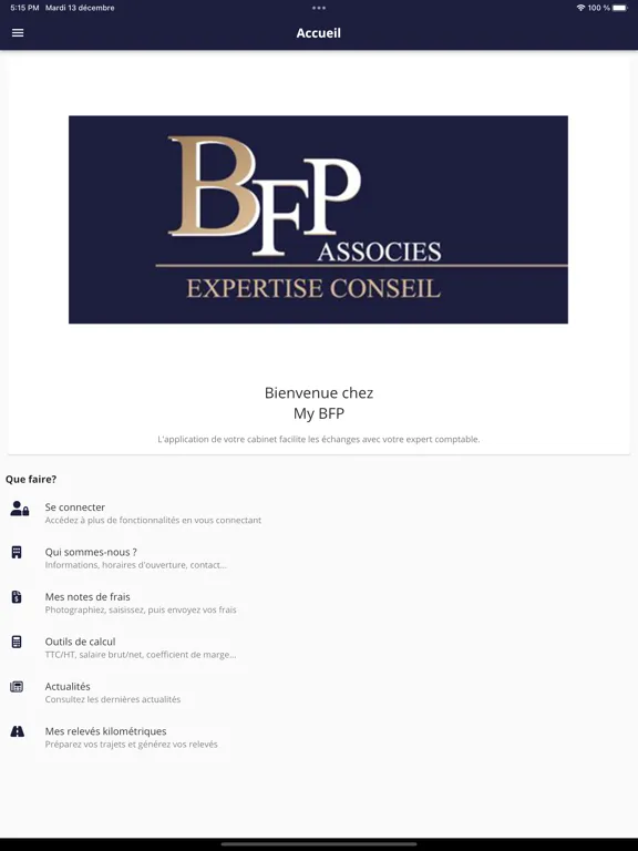 ภาพหน้าจอของ My BFP iPad 