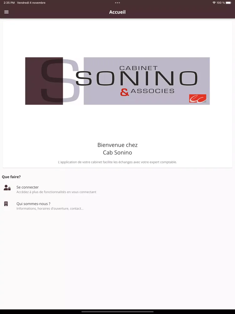 Capturas de tela do Cabinet Sonino