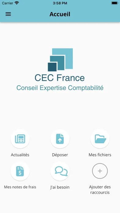 Captures d'écran de CEC France