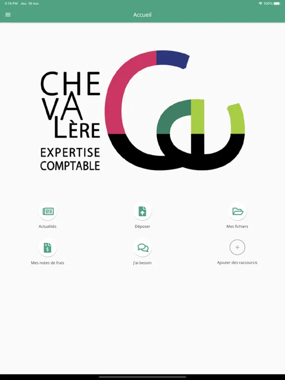 Chevalère Expertise Comptable iPad 应用截图