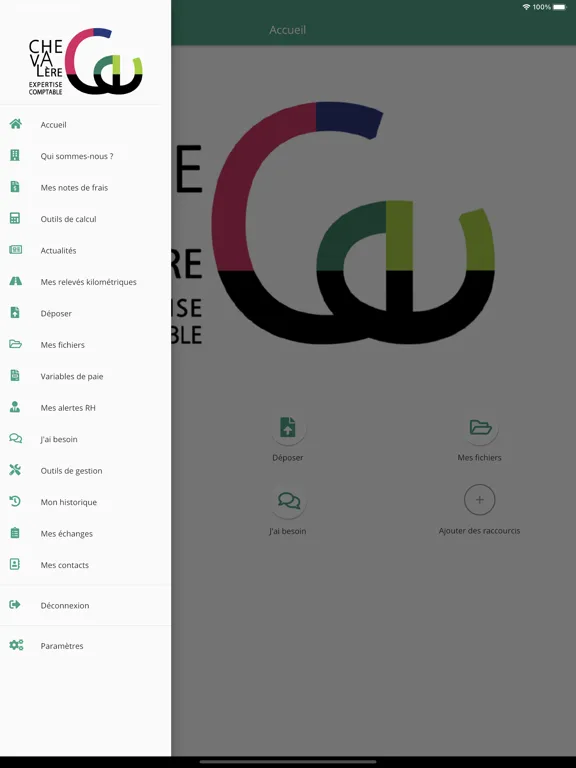 Chevalère Expertise Comptable iPad 应用截图
