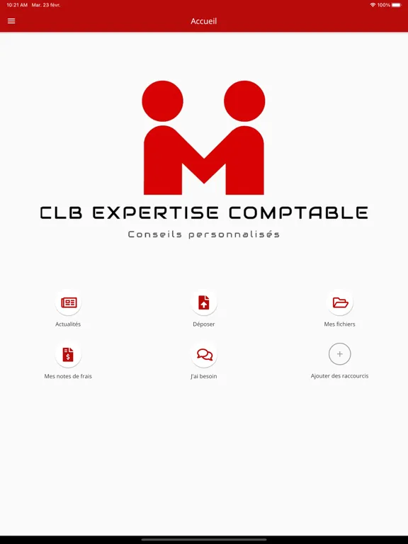 CLB EC – Mon Expert-comptable iPad  スクリーンショット