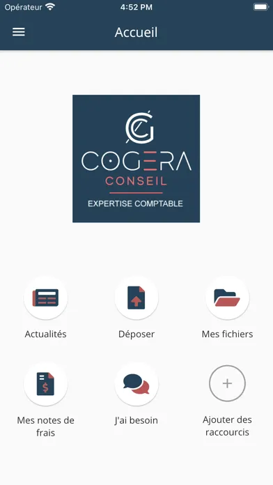 ภาพหน้าจอของ Cogera Conseil