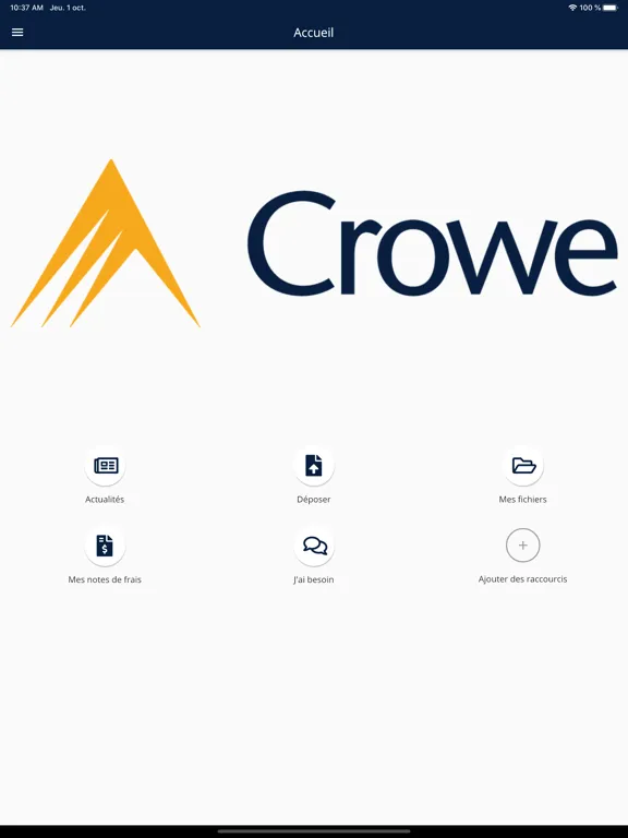 Zrzuty ekranu Crowe RE. iPad 
