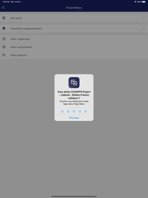 Capturas de pantalla de SYNAPPS Expert - Cabinet iPad 
