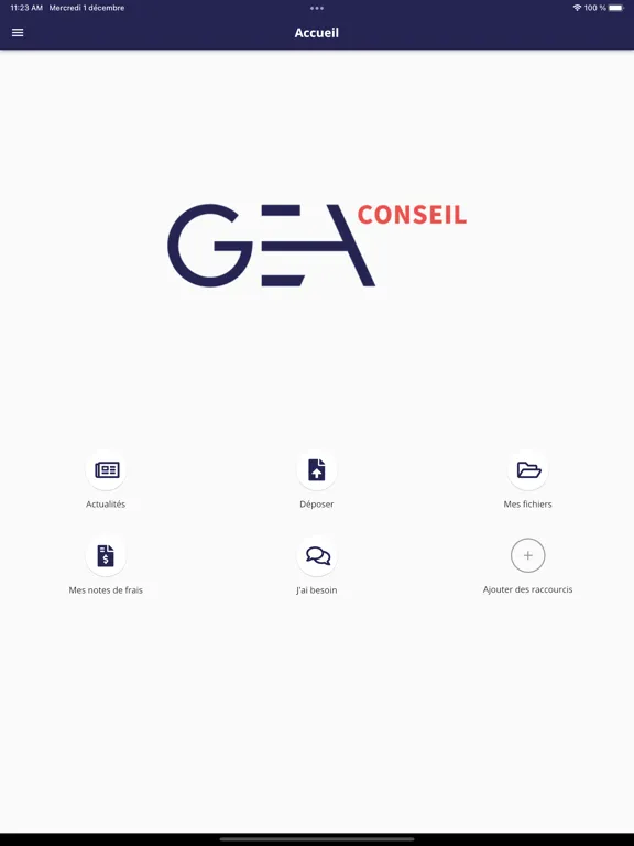 GEA CONSEIL iPad  سکرین شاٹس