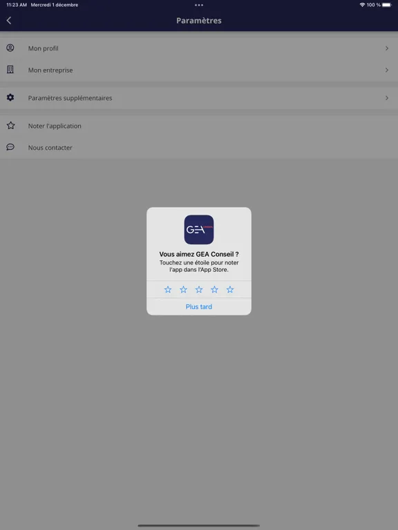 GEA CONSEIL iPad  سکرین شاٹس