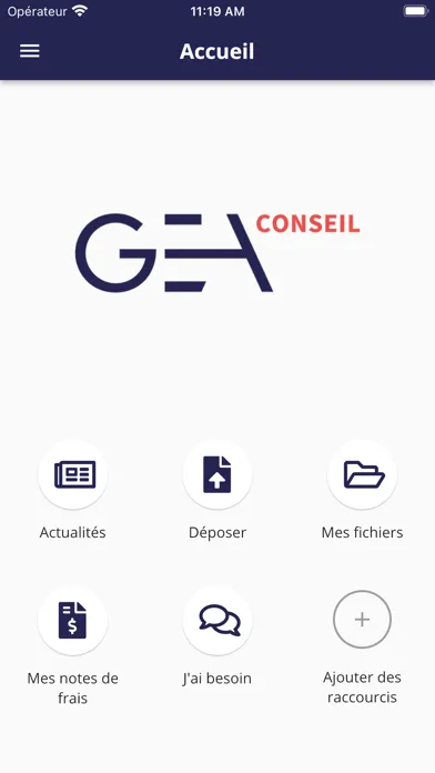 GEA CONSEIL سکرین شاٹس