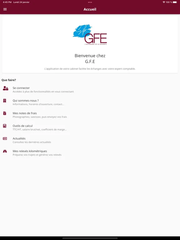 تصاویر Gestion Financière Ext. iPad 
