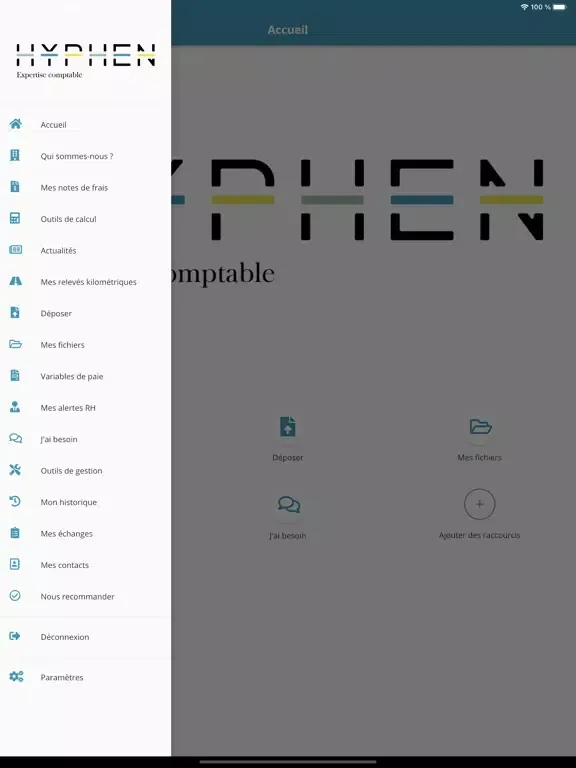 Скриншоты HYPHEN EXPERTISE COMPTABLE iPad 