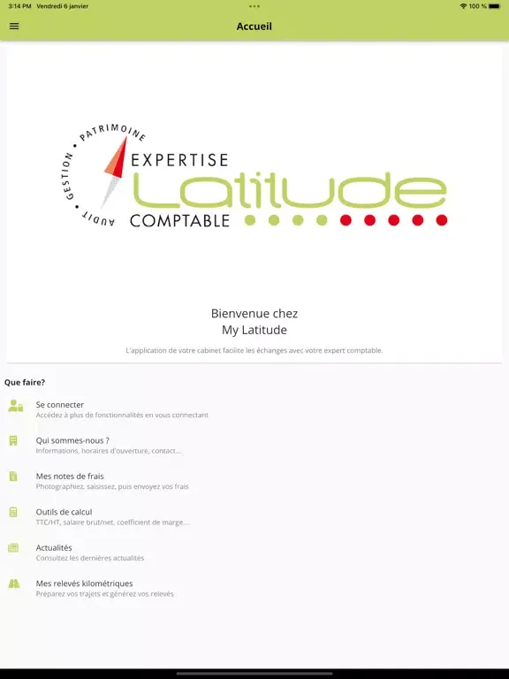 Capturas de pantalla de Latitude Expertise Comptable iPad 