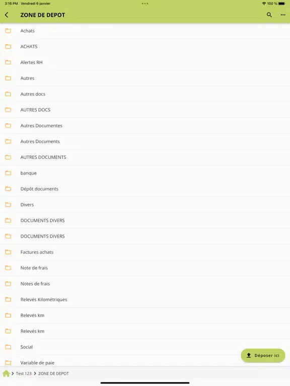 Capturas de pantalla de Latitude Expertise Comptable iPad 
