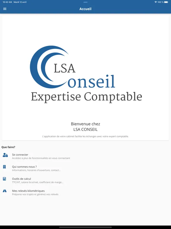 Zrzuty ekranu LSA CONSEIL iPad 
