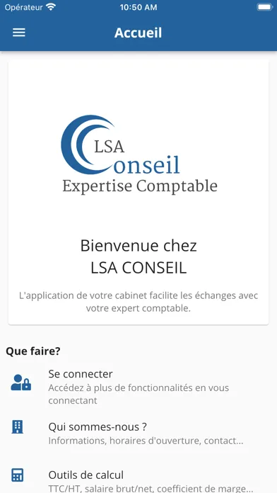 Zrzuty ekranu LSA CONSEIL