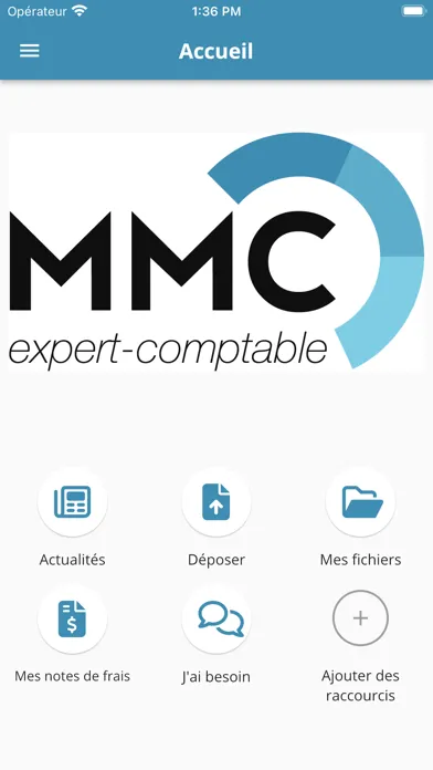 Ảnh chụp màn hình của MMC expert comptable