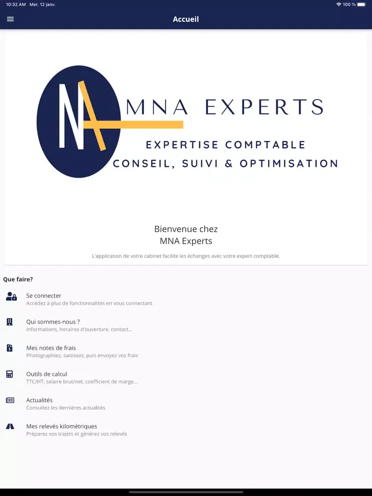 MNA Experts iPad  स्क्रीनशॉट
