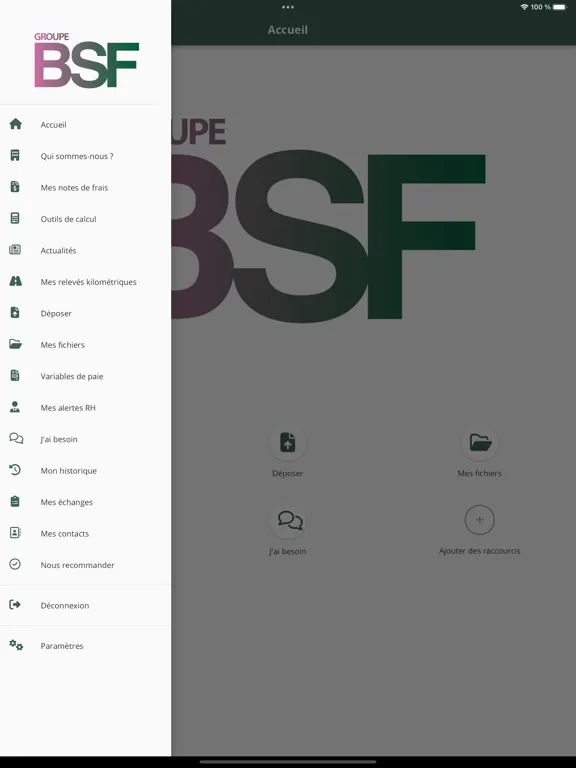 MyBSF iPad  Ekran Görüntüleri