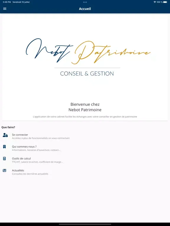 Nebot Patrimoine iPad  سکرین شاٹس