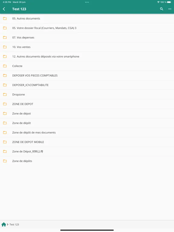 Capturas de pantalla de Olivia Expertise iPad 