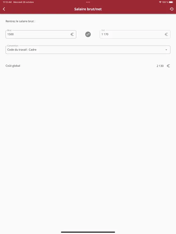 Capturas de tela do PGA – Expertise comptable iPad 