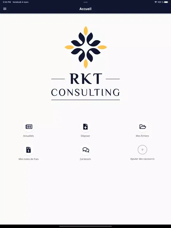 RKT CONSULTING iPad  স্ক্রিনশট
