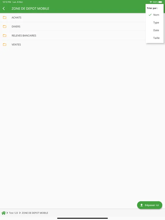 Tangkapan layar RNB Experts iPad 