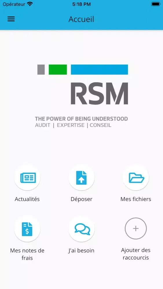 RSM SIRH应用截图