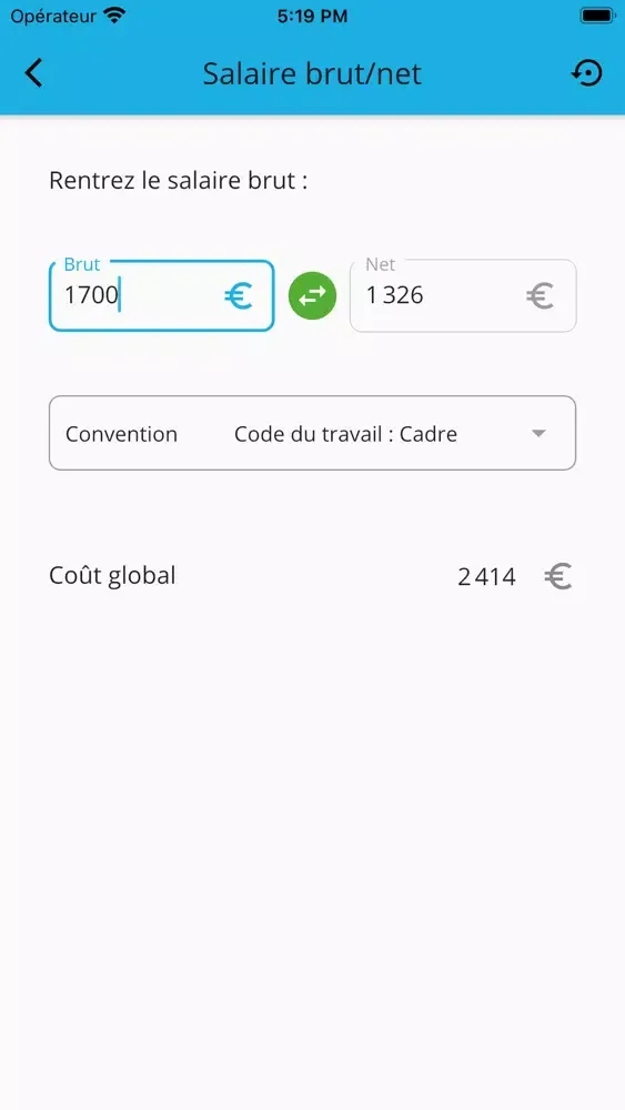 RSM SIRH应用截图