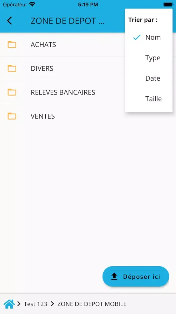 RSM SIRH应用截图