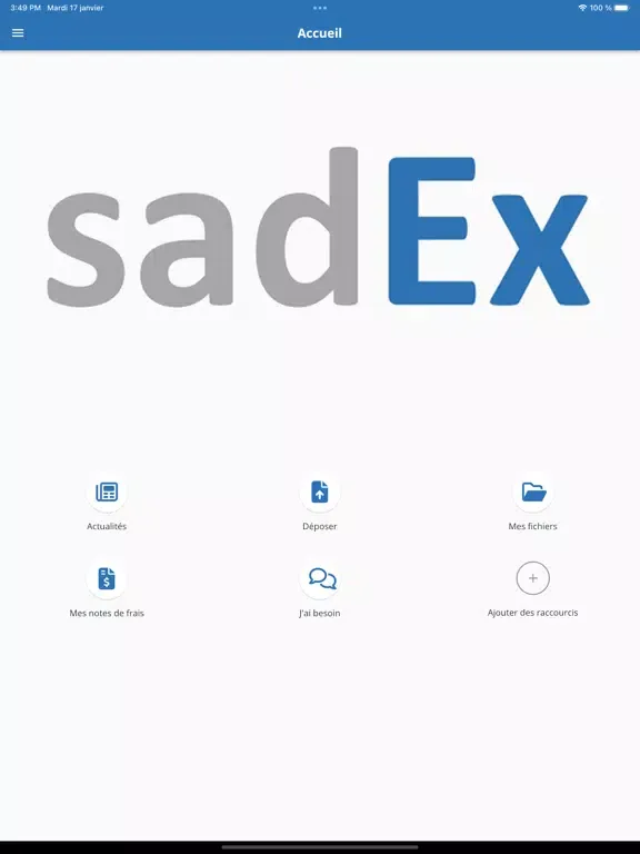 sadEx expert-comptable iPad 應用截圖