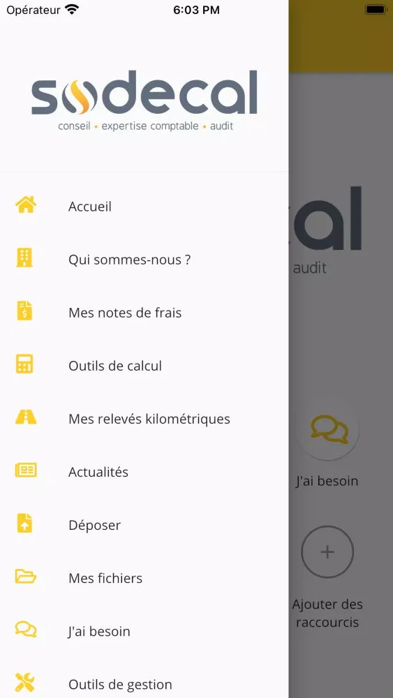Captures d'écran de SODECAL