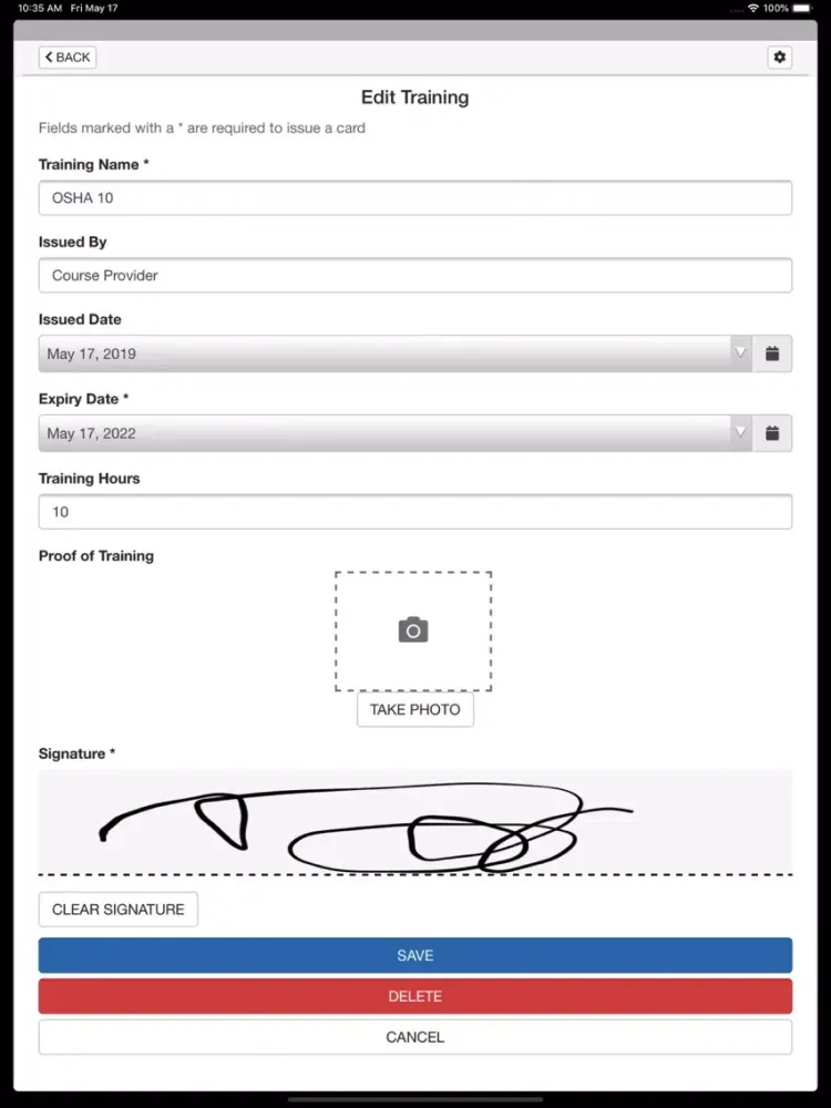 SST Card Issuer iPad 应用截图