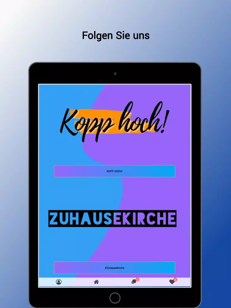Kopp hoch iPad 应用截图
