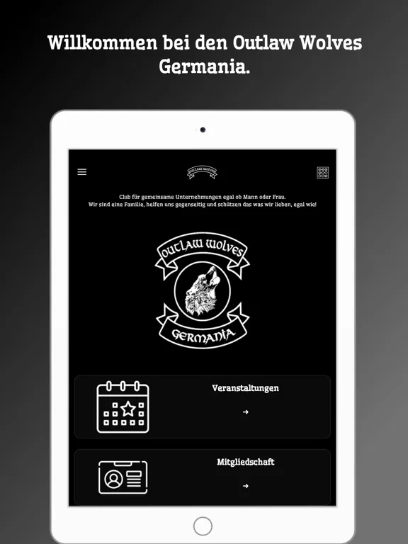 ภาพหน้าจอของ Outlaw Wolves Germania iPad 