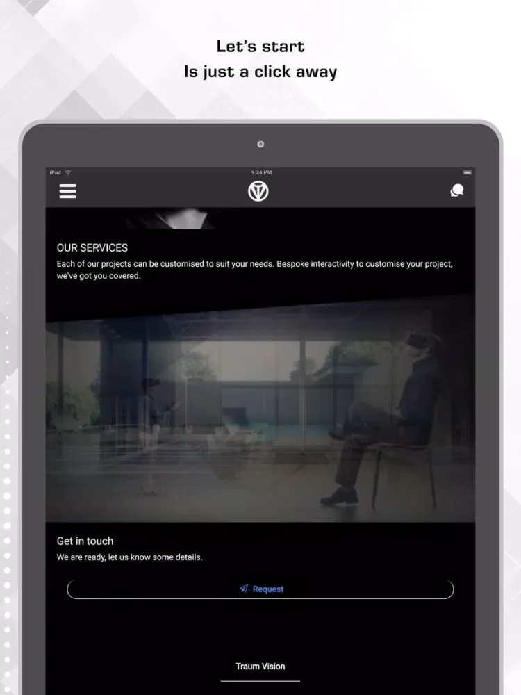 ภาพหน้าจอของ Traum Vision iPad 