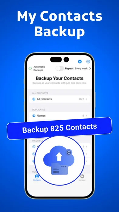 Capturas de tela do My Contact Backup Restore