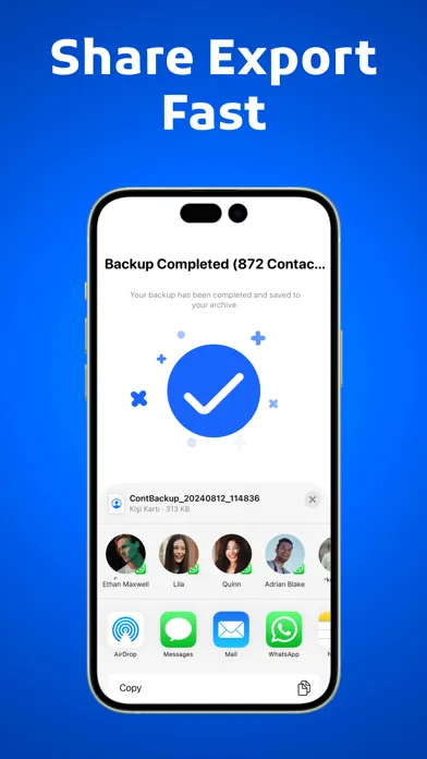 Capturas de tela do My Contact Backup Restore