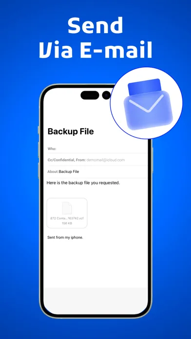Capturas de tela do My Contact Backup Restore