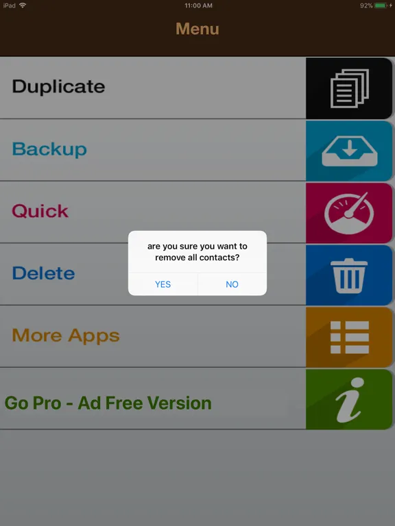 My Contacts Backup Jio4g Voice iPad 应用截图