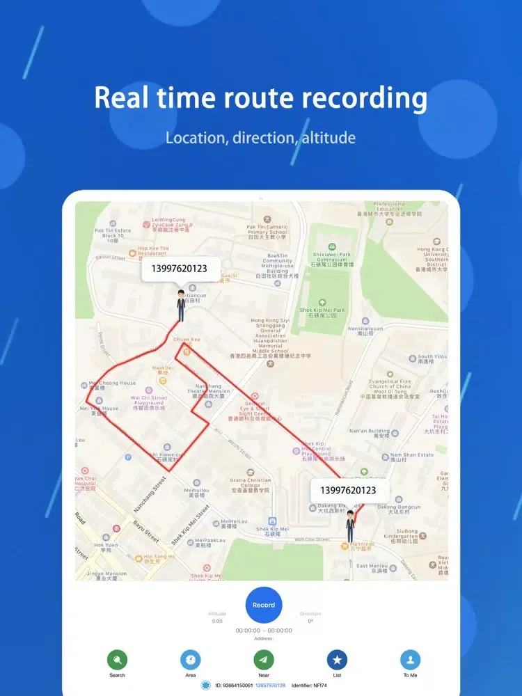 Ảnh chụp màn hình của Find GPS route positioning iPad 