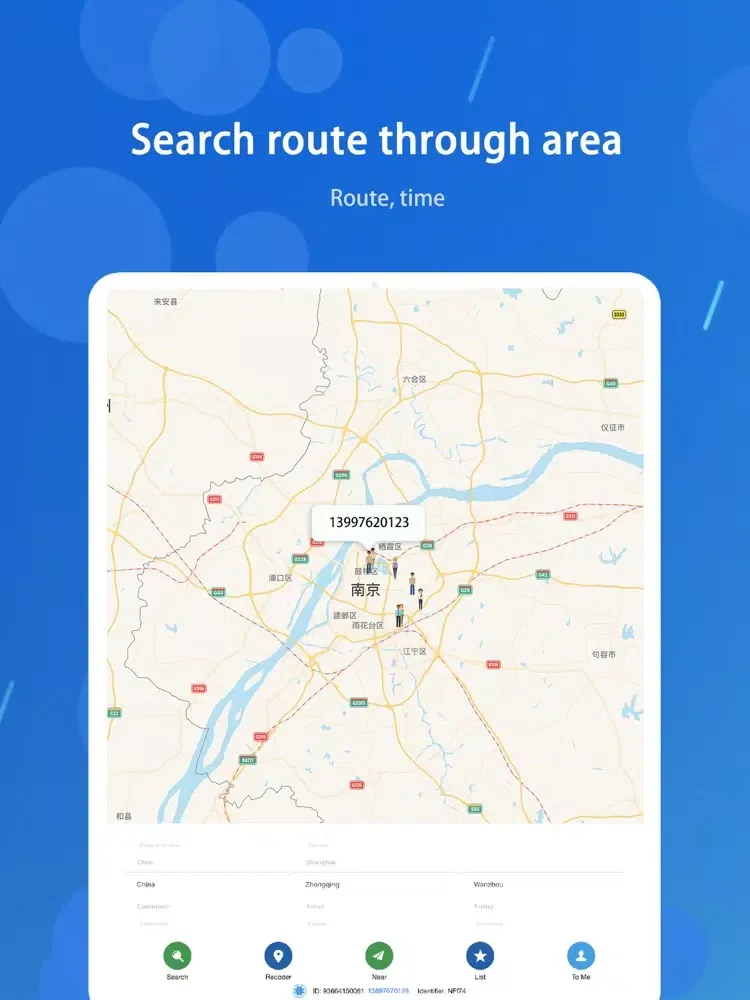 Ảnh chụp màn hình của Find GPS route positioning iPad 