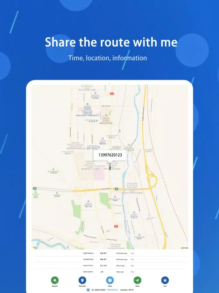 Ảnh chụp màn hình của Find GPS route positioning iPad 