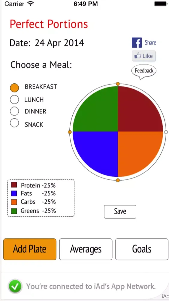Capturas de pantalla de Perfect Portions