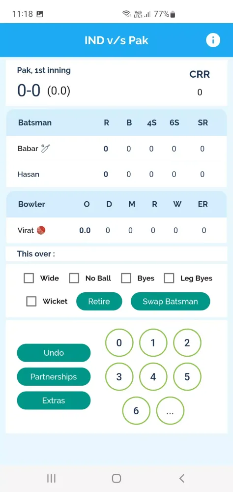 My Cricket Score应用截图