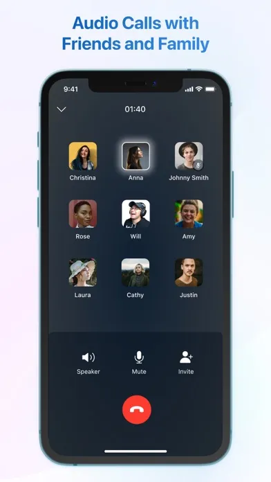 Capturas de tela do BrightChat - Messaging & Call