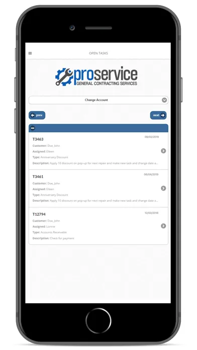 My Customer Connect Screenshots