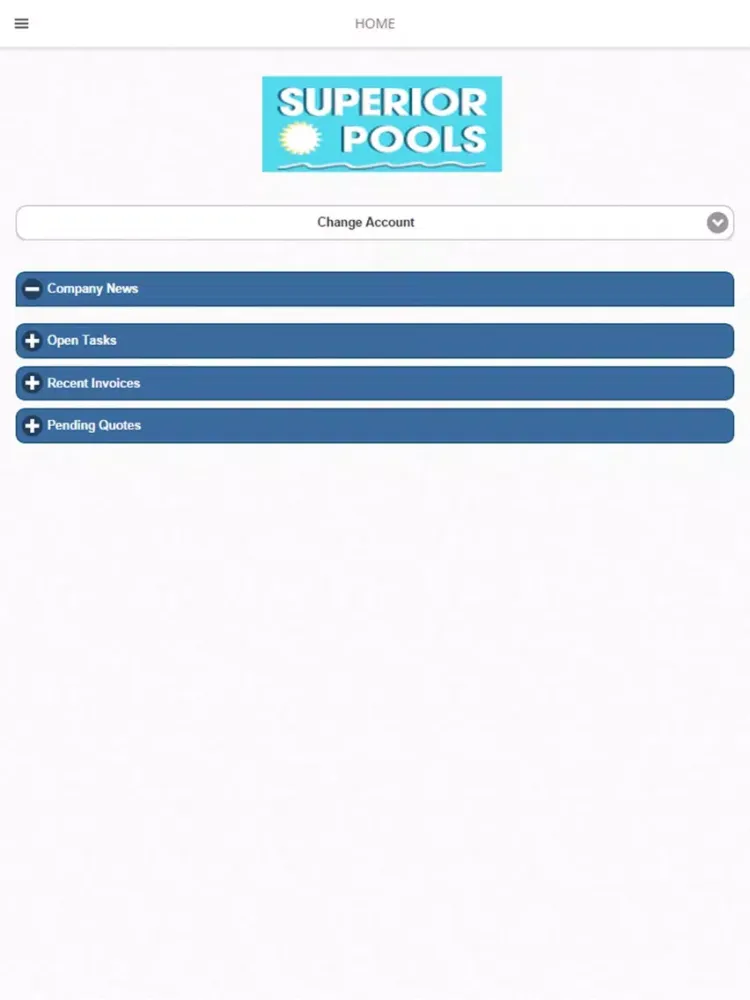 Zrzuty ekranu Superior Pools iPad 