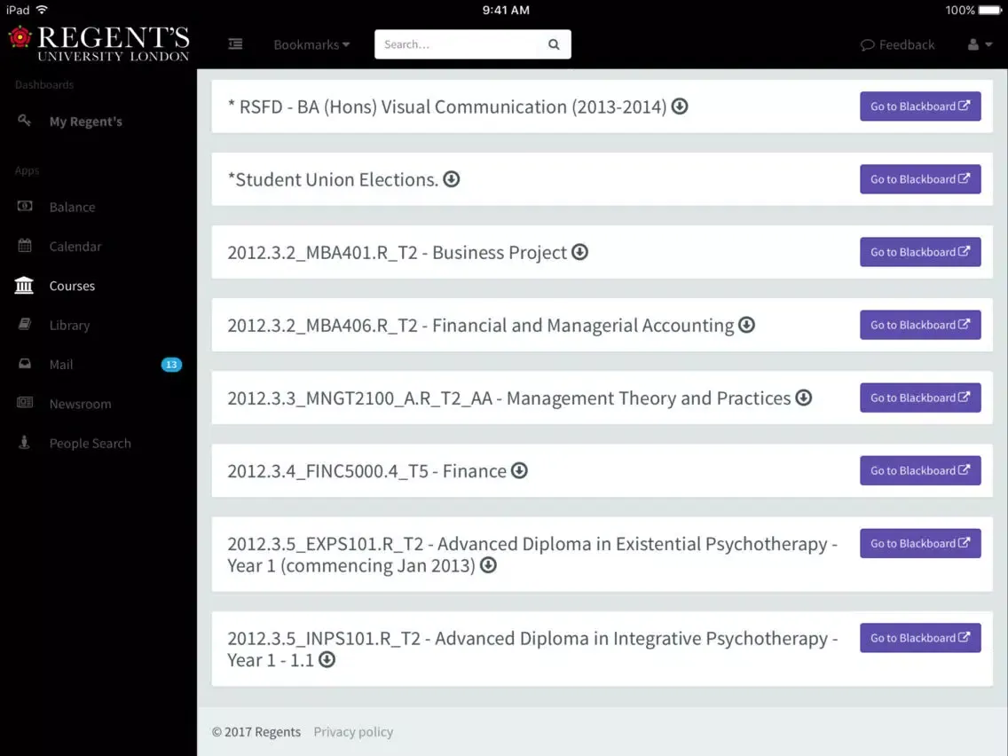 MyRegent’s iPad  স্ক্রিনশট