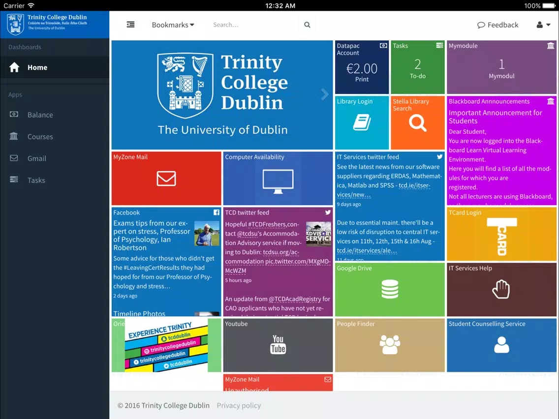 Screenshot di Trinity myday iPad 