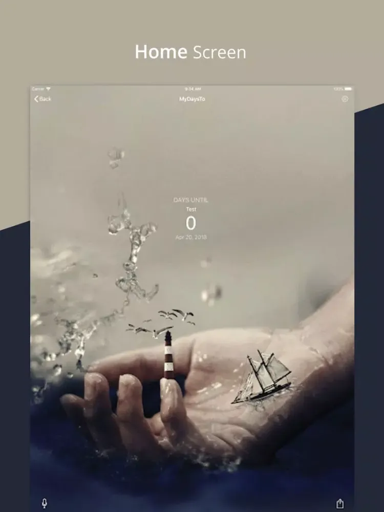 Capturas de pantalla de MyDaysTo iPad 